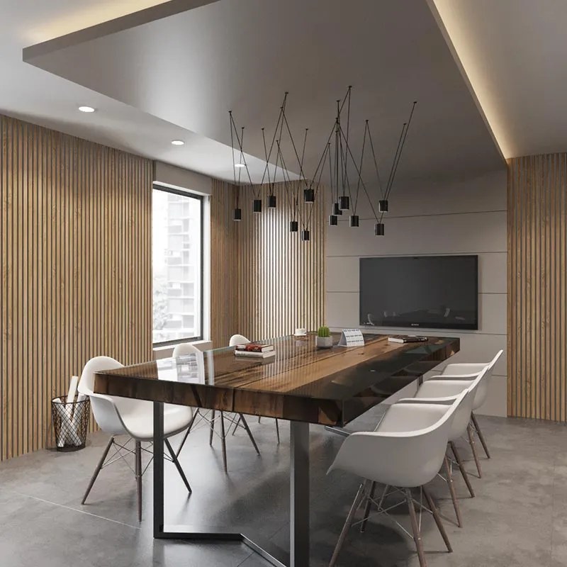 Oak Grey Wood Slat Wall Panelling – 280x60 cm