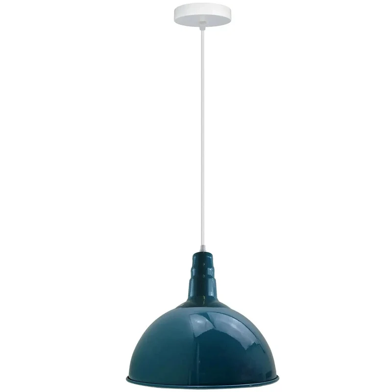 Zeitlose Eleganz, klassische, moderne Vintage-Hängelampen in Cyanblau~3179
