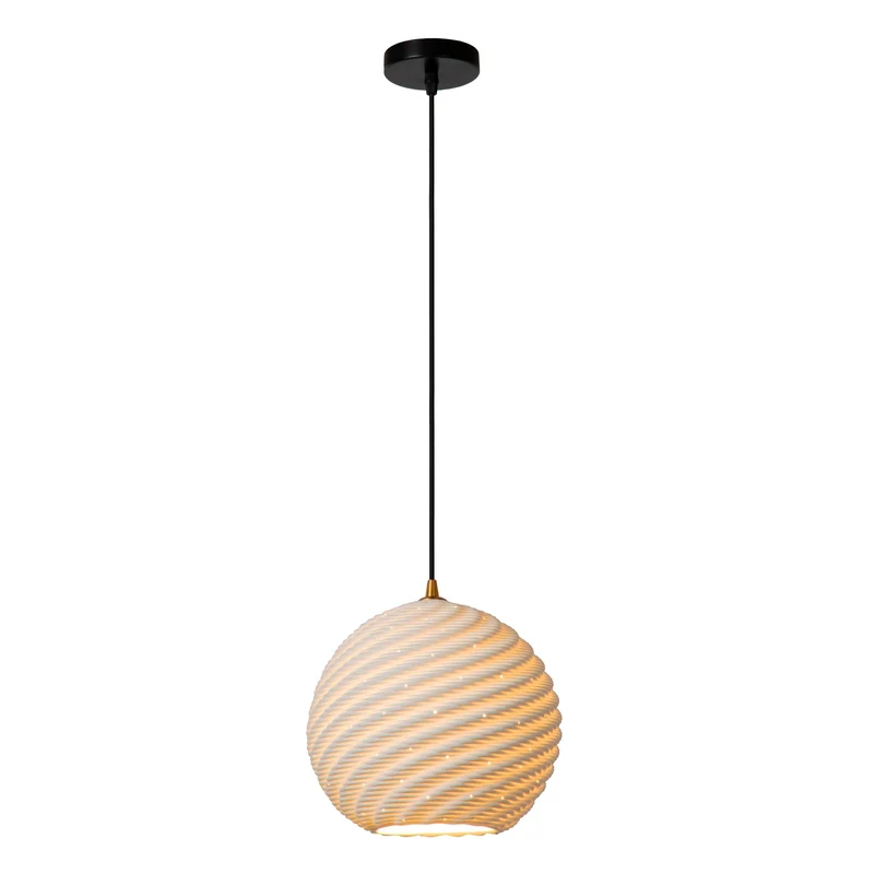 Pendelleuchte Bina Porzellan Weiß 25cm