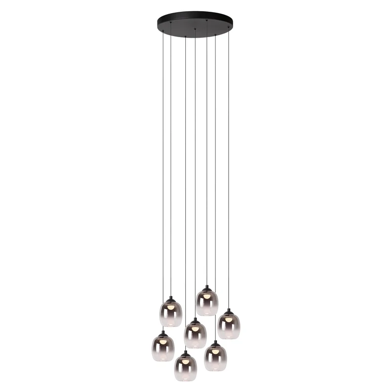 LED-Pendelleuchte Tamino 7-flammig dimmbar Warmweiß 52cm