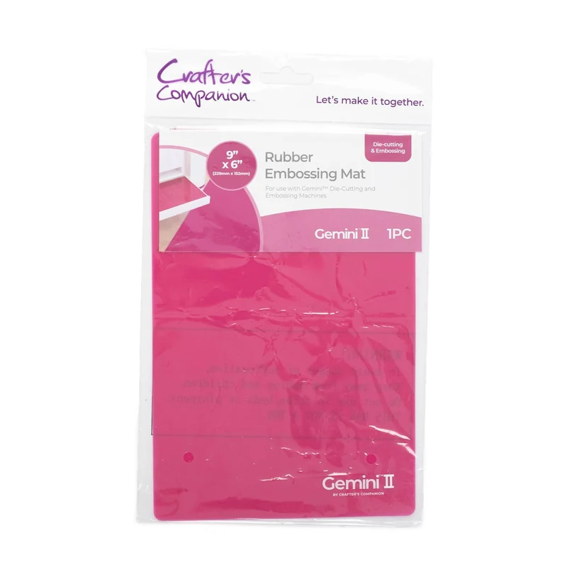 Crafter's Companion - Gemini II Accessories - Rubber Embossing Mat 9"x6"