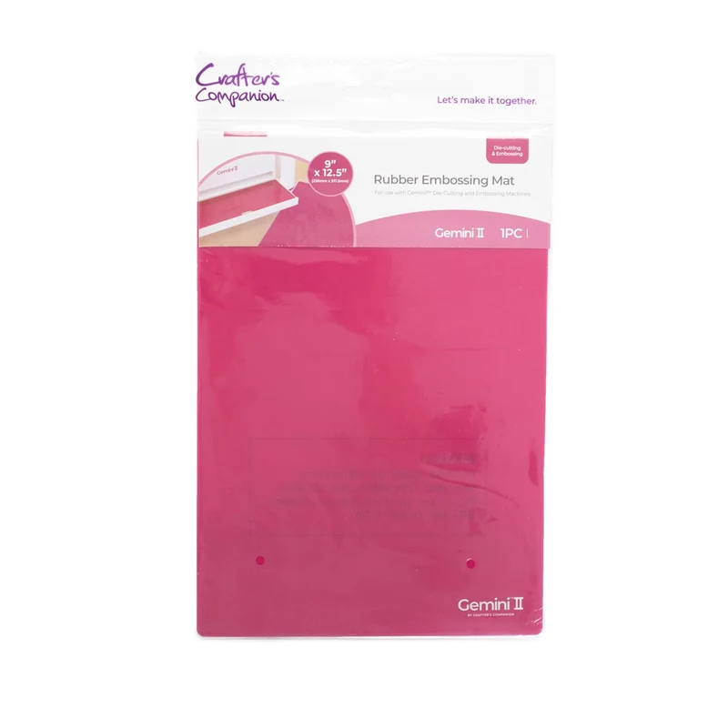 Crafter's Companion - Gemini II Accessories - Rubber Embossing Mat 9"x12.5"