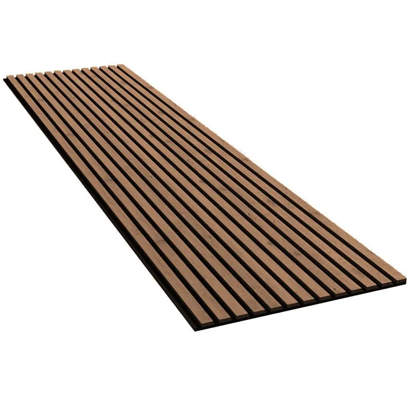 Sapelli Wood Slat Wall Panelling – 280x60 cm