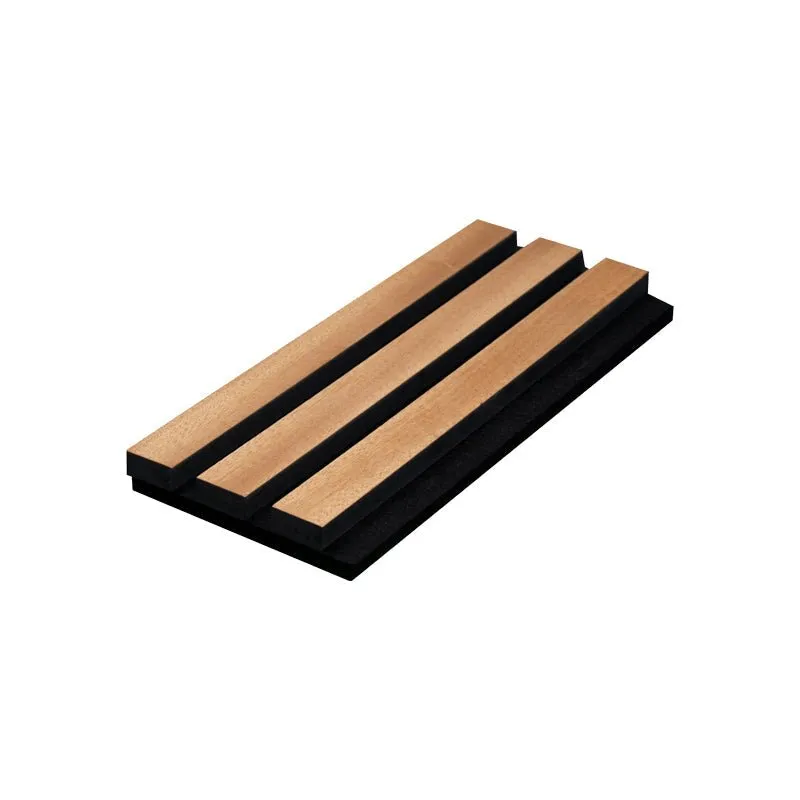 Sapelli Wood Slat Wall Panelling – 280x60 cm