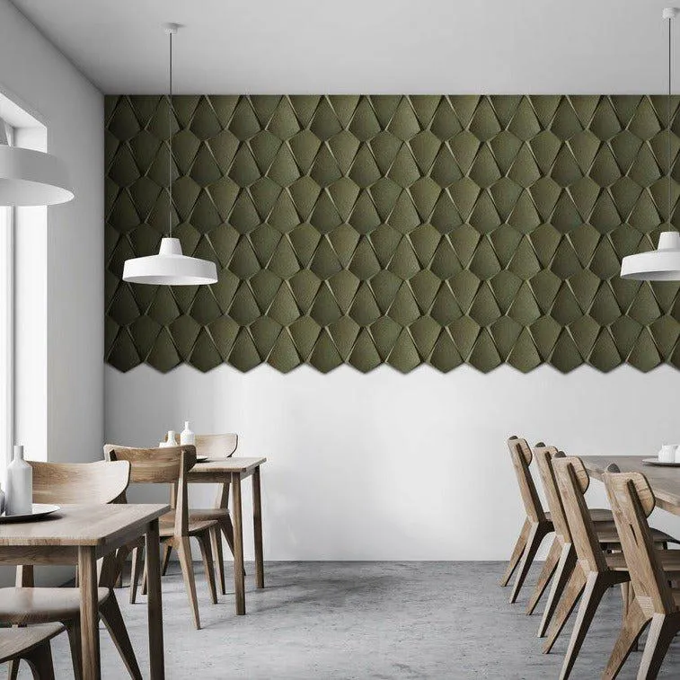 KITE 3D Cork Acoustic Wall Panels