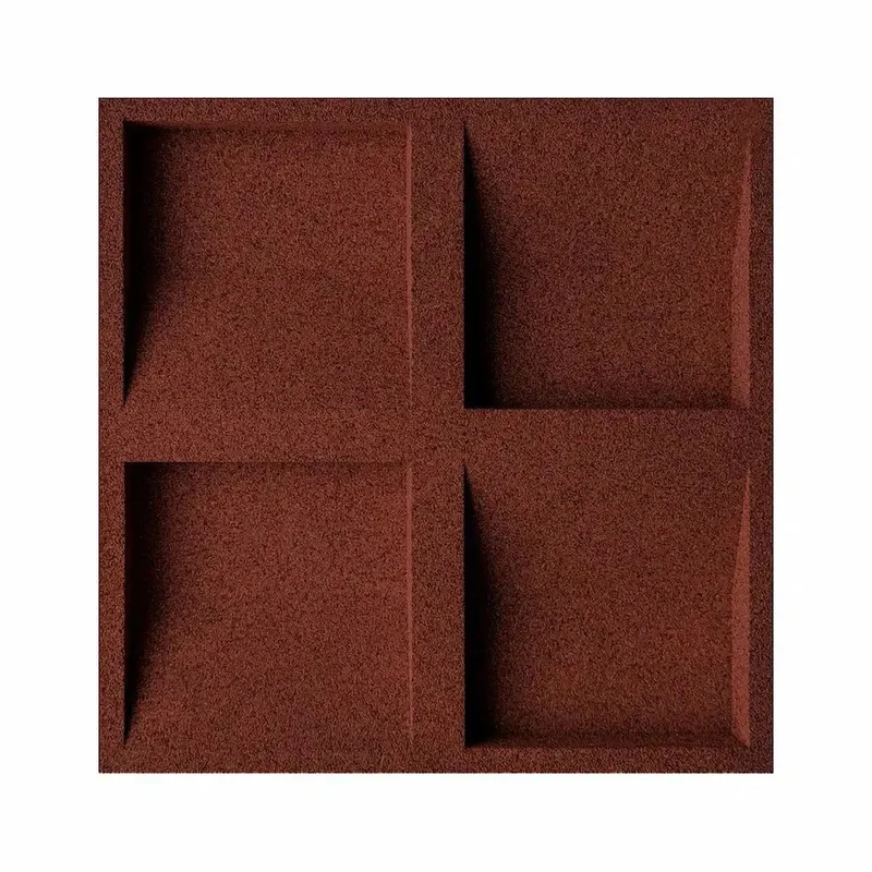 SQUARE 3D Cork Acoustic Wall Panels