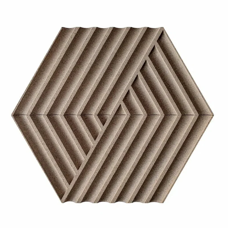 WEAVE 3D Cork Acoustic Wall Panels