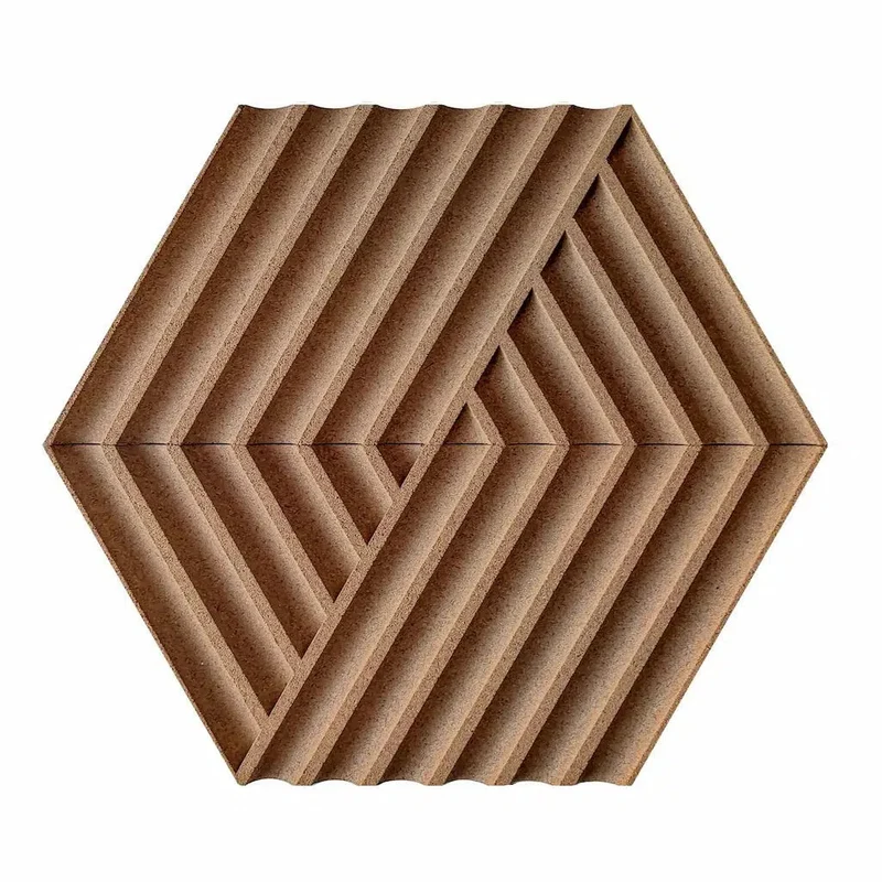 WEAVE 3D Cork Acoustic Wall Panels