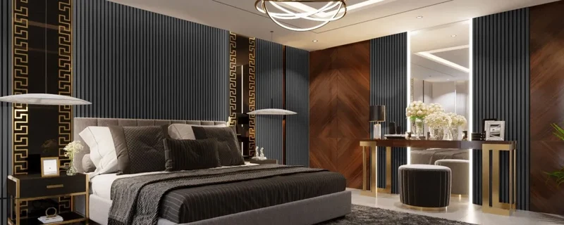 Charcoal Wood Slat Wall Panelling – 280x60 cm