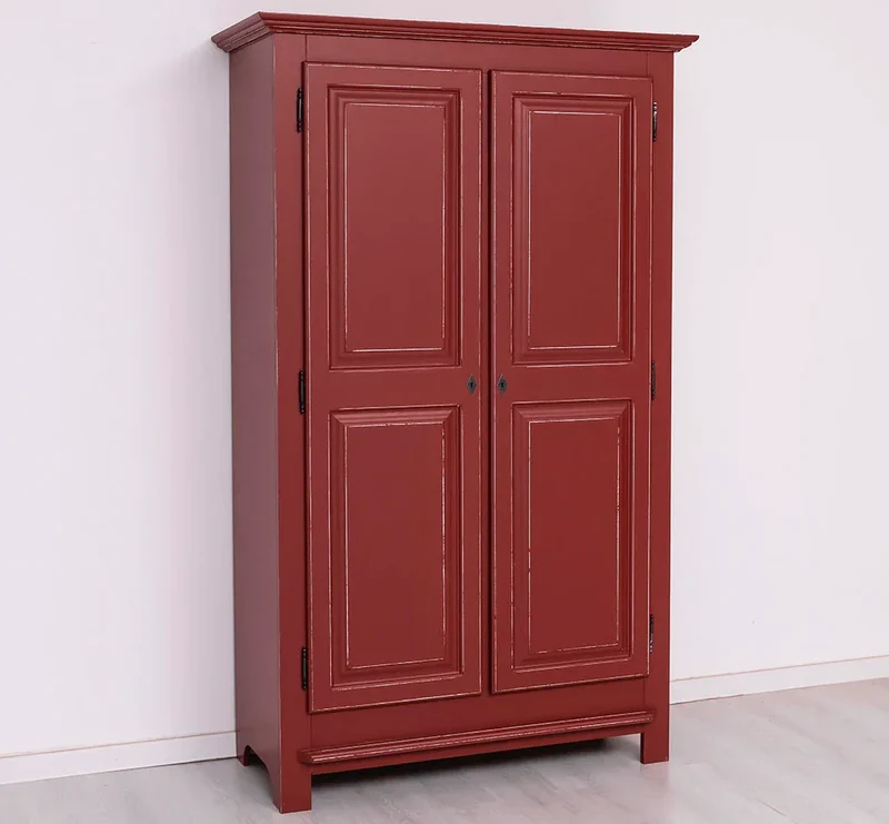 Vintage Kleiderschrank aus Massivholz in verschiedenen Farben