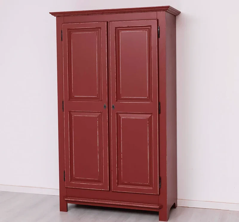 Vintage Kleiderschrank aus Massivholz in verschiedenen Farben