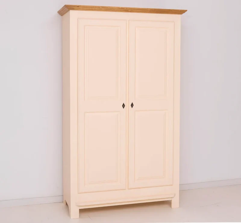 Vintage Kleiderschrank aus Massivholz in verschiedenen Farben
