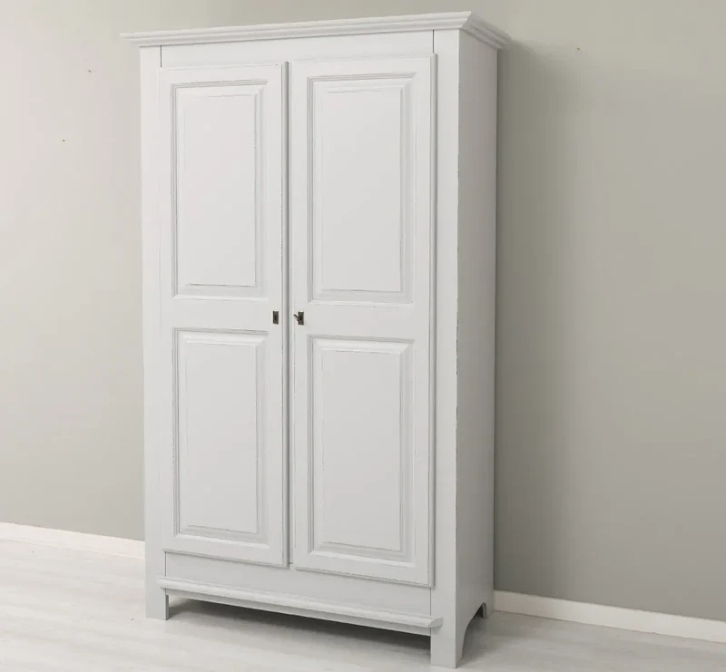 Vintage Kleiderschrank aus Massivholz in verschiedenen Farben