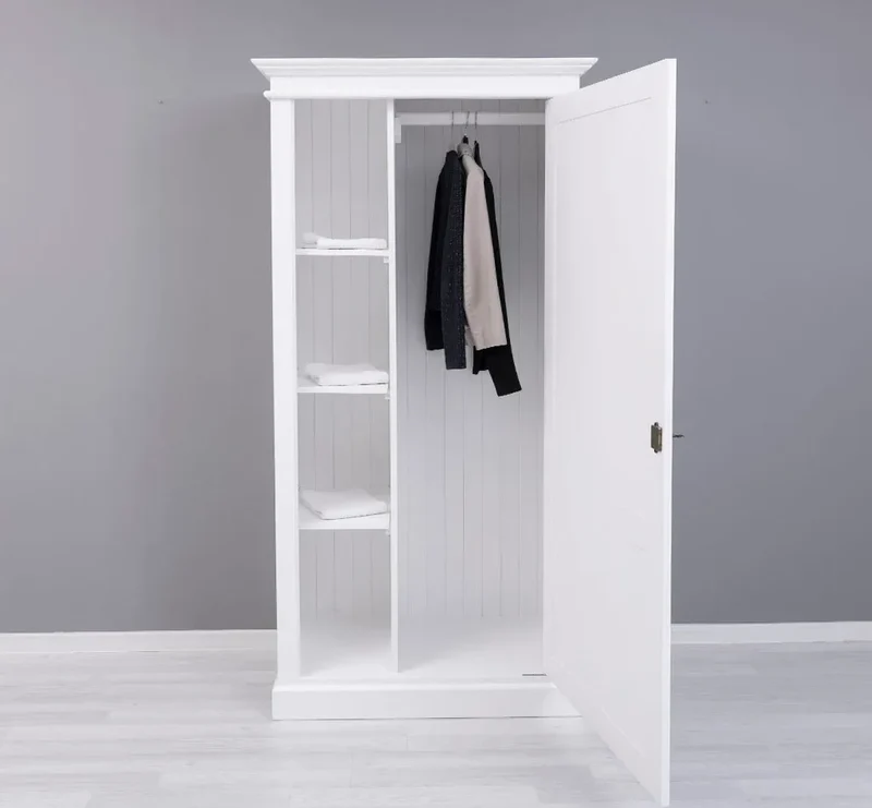 Landhaus Kleiderschrank aus Massivholz in verschiedenen Farben