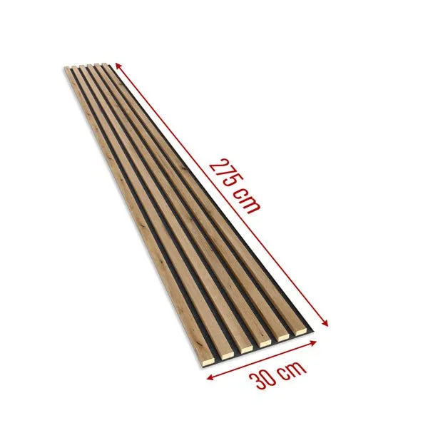 Rustic OAK Acoustic Slatted Wall Panels
