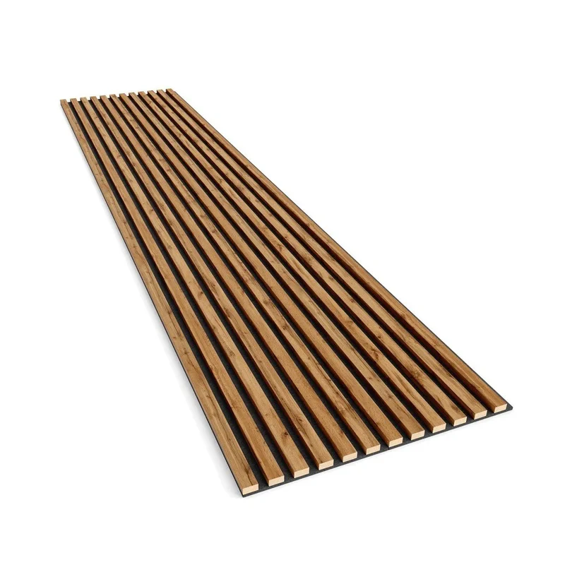 Rustic OAK Acoustic Slatted Wall Panels