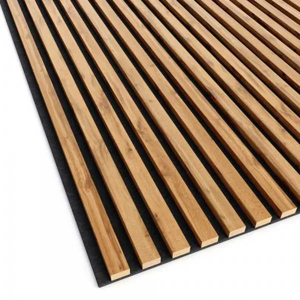 Rustic OAK Acoustic Slatted Wall Panels