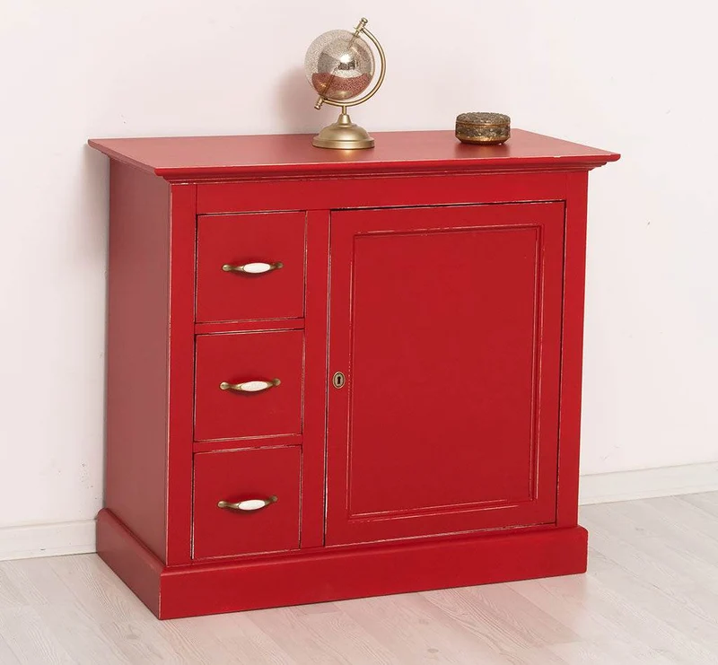 Kommodenschrank aus Massivholz - in verschiedenen Farben