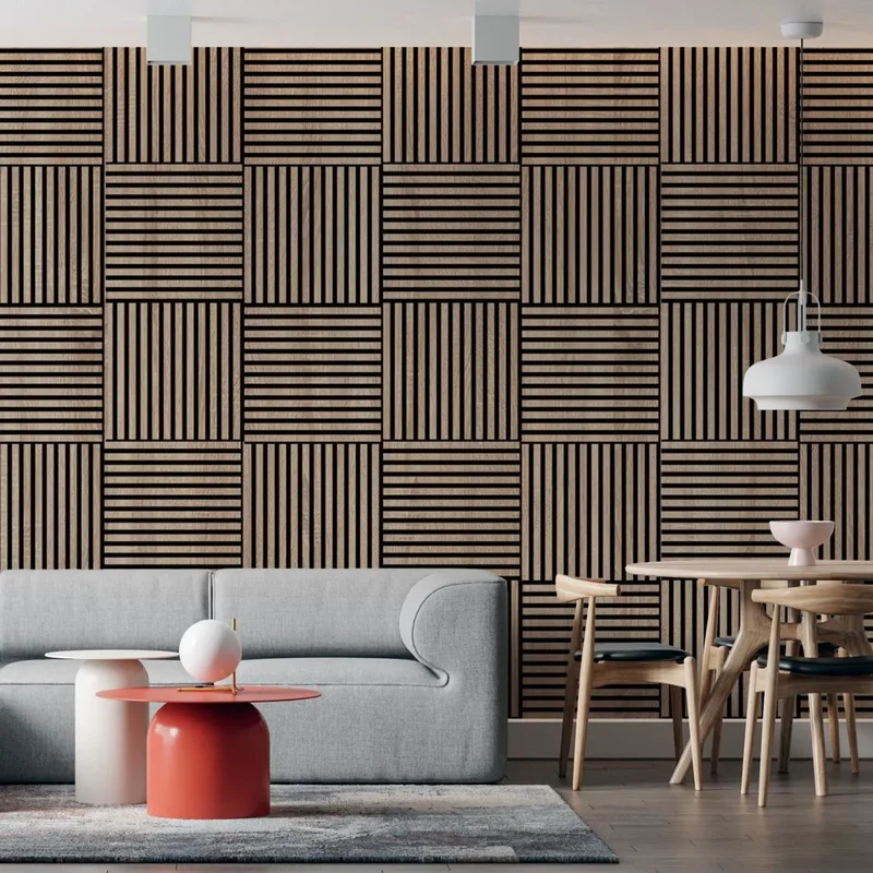 Acoustic Slatted Wall Panels Sample