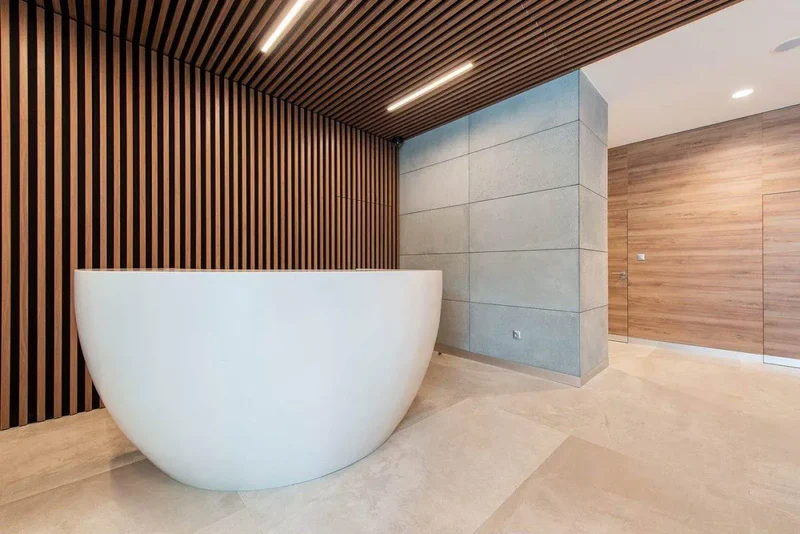 OAK Natural Acoustic Slatted Wall Panels
