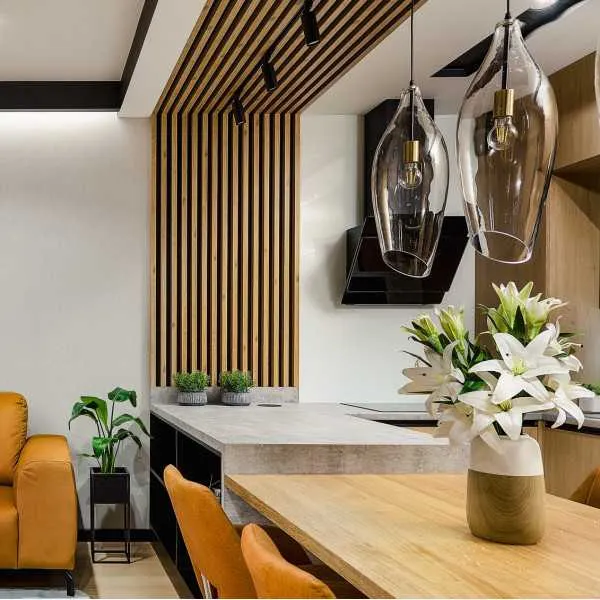 OAK Natural Acoustic Slatted Wall Panels
