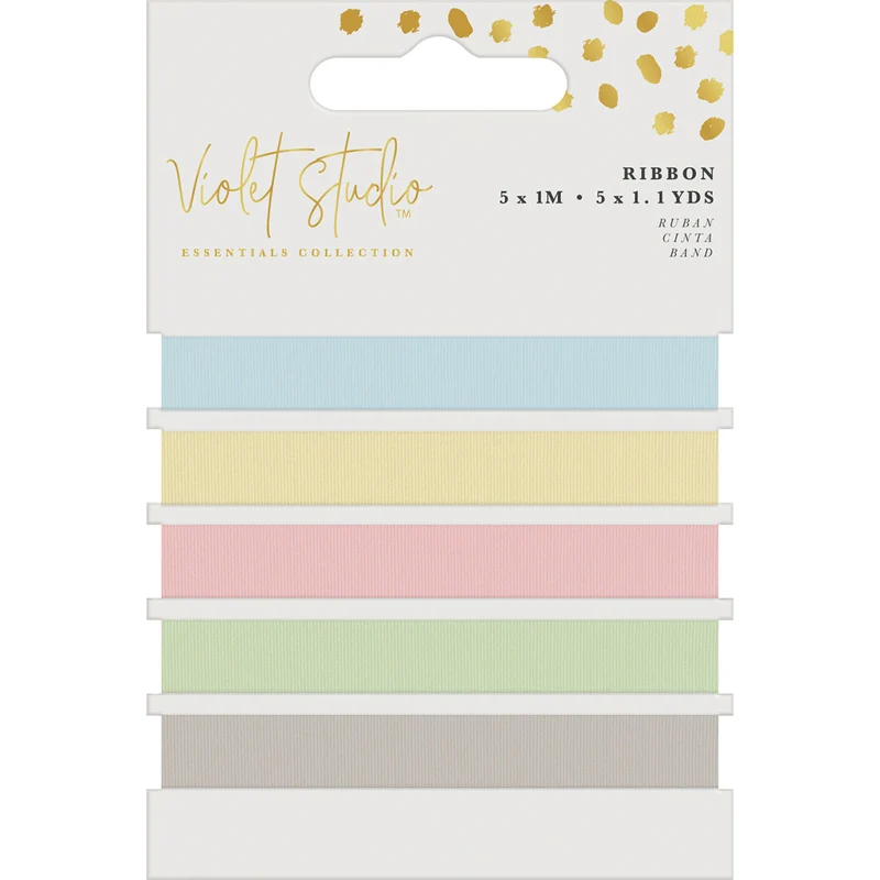 Violet Studio - 5x Ribbon Pack - Pastel Colours