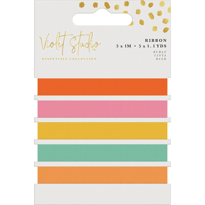 Violet Studio - 5x Ribbon Pack - Bright colours