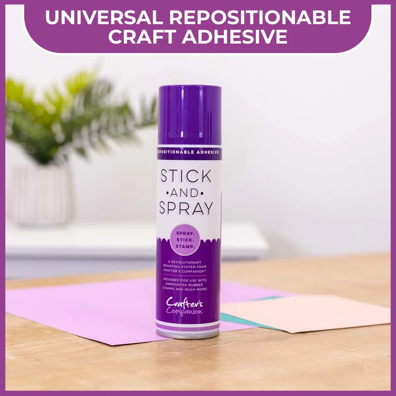 Crafter's Companion - Stick and Spray Mounting Adhesive (PURPLE CAN)