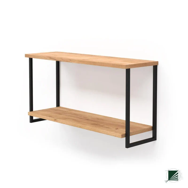 Hanging Shelf LOFT Oak Black