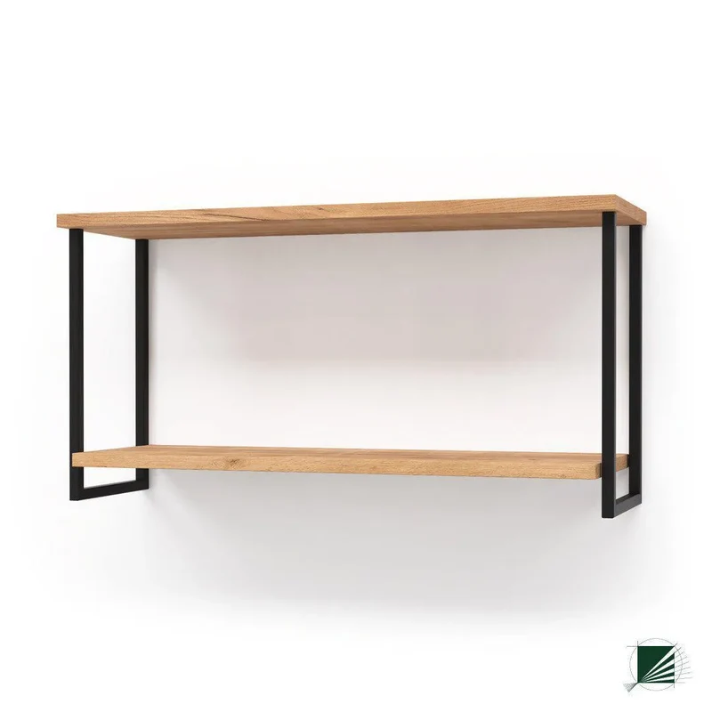 Hanging Shelf LOFT Oak Black