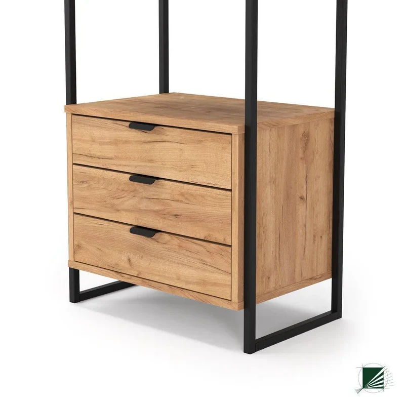 Bookstand LOFT Oak Black