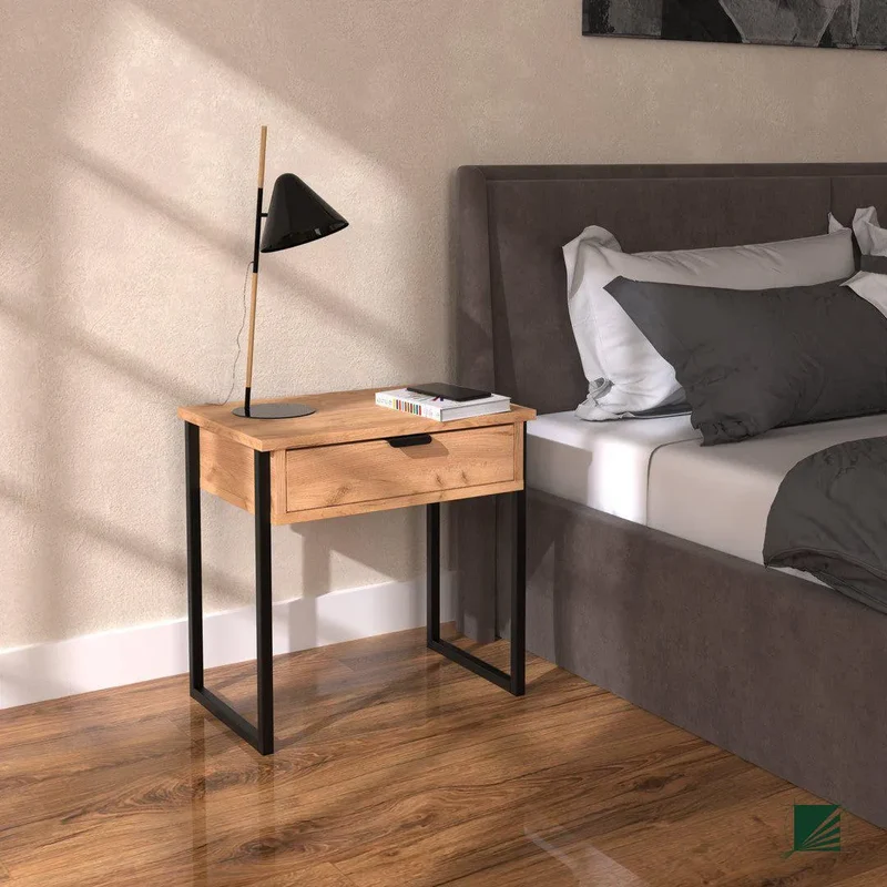 Bed Table LOFT Oak Black