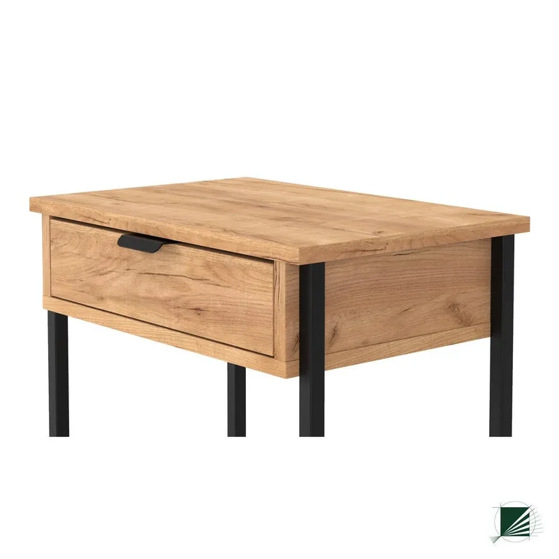 Bed Table LOFT Oak Black