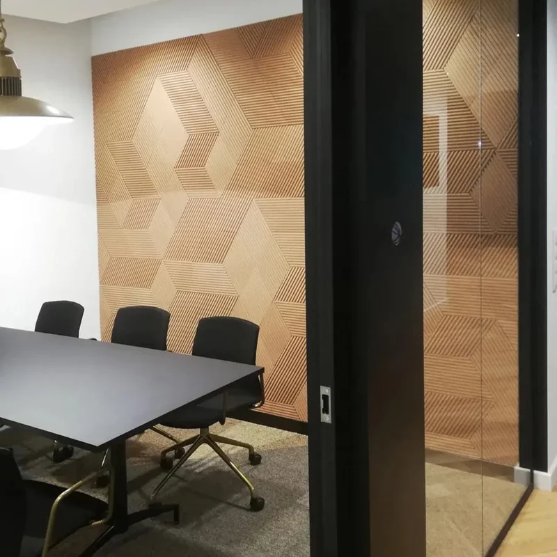 DIAMOND STRIPE 3D Cork Acoustic Wall Panels