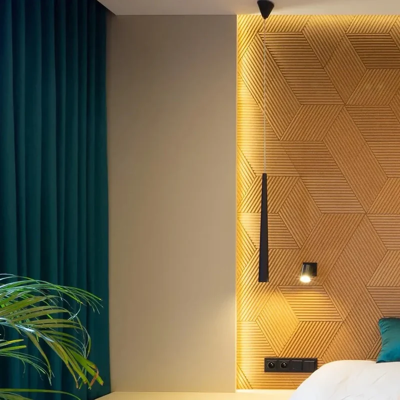 DIAMOND STRIPE 3D Cork Acoustic Wall Panels