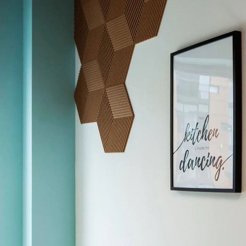 DIAMOND STRIPE 3D Cork Acoustic Wall Panels