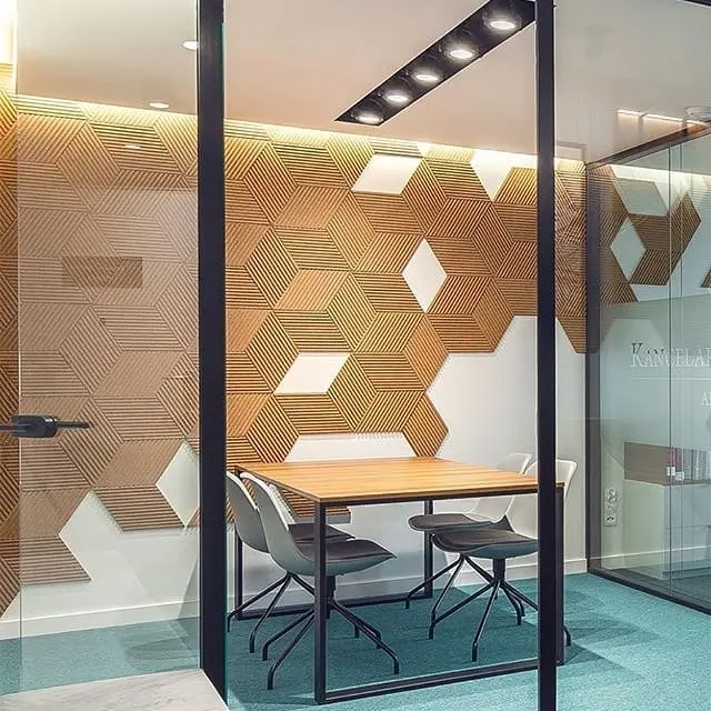 DIAMOND STRIPE 3D Cork Acoustic Wall Panels