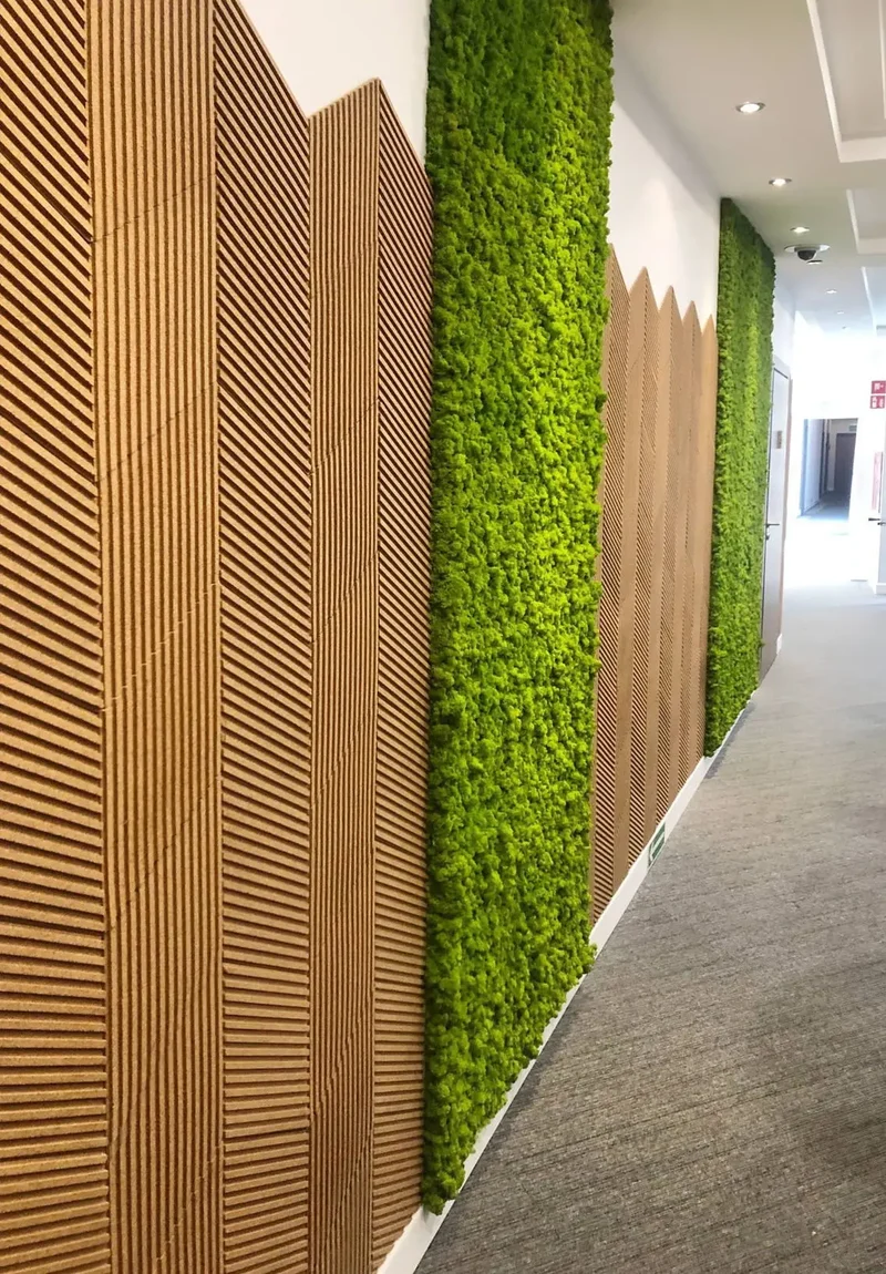 DIAMOND STRIPE 3D Cork Acoustic Wall Panels
