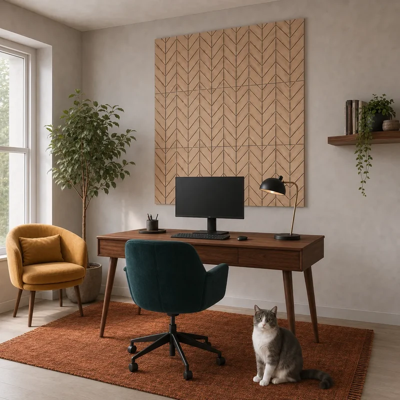 GrooveCraft Milled Acoustic Wall Panels MDF - 7