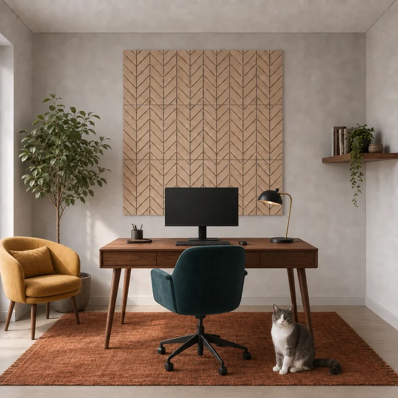 GrooveCraft Milled Acoustic Wall Panels MDF - 7