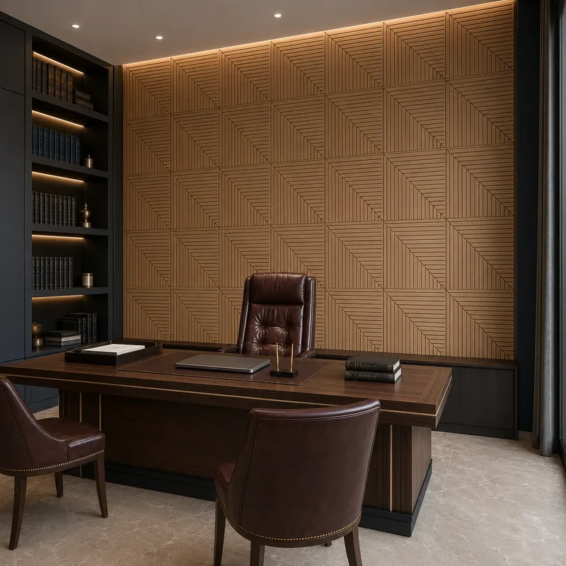 GrooveCraft Milled Acoustic Wall Panels MDF - 6