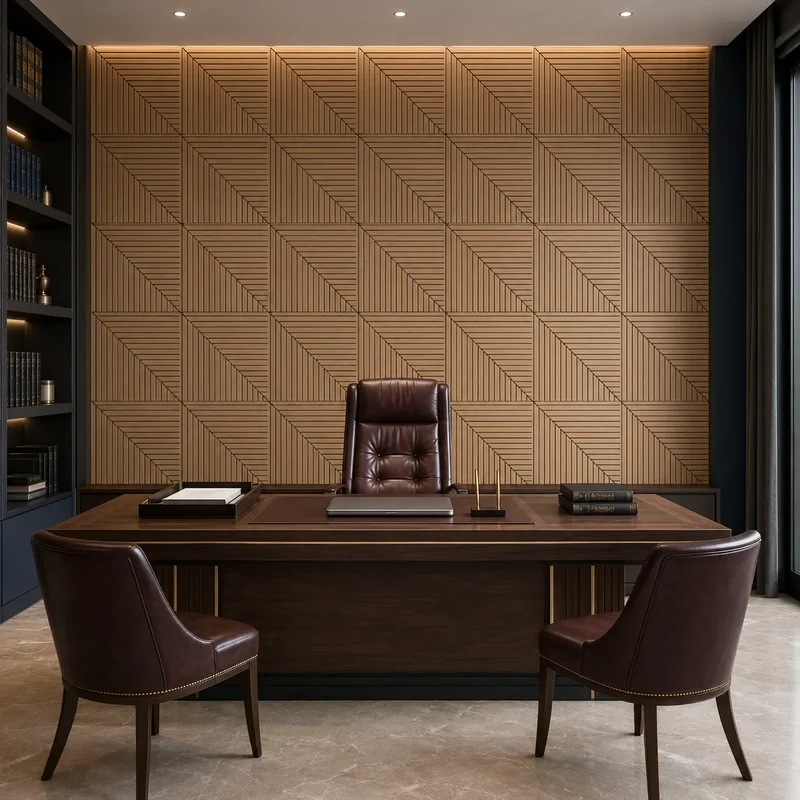 GrooveCraft Milled Acoustic Wall Panels MDF - 6