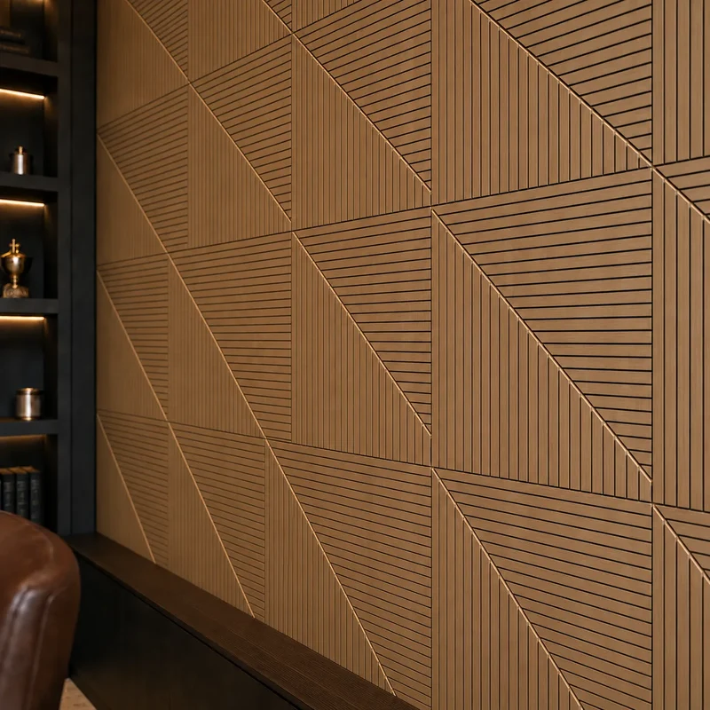 GrooveCraft Milled Acoustic Wall Panels MDF - 6