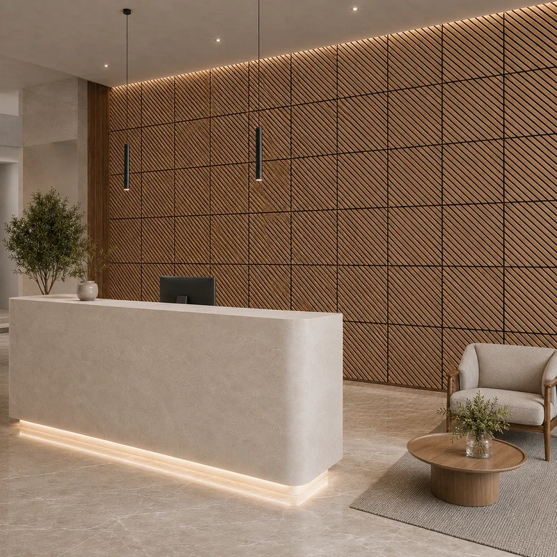 GrooveCraft Milled Acoustic Wall Panels MDF - 4