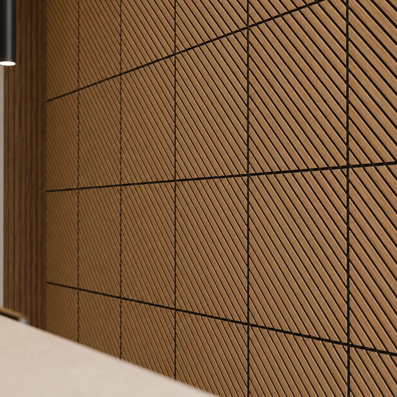 GrooveCraft Milled Acoustic Wall Panels MDF - 4