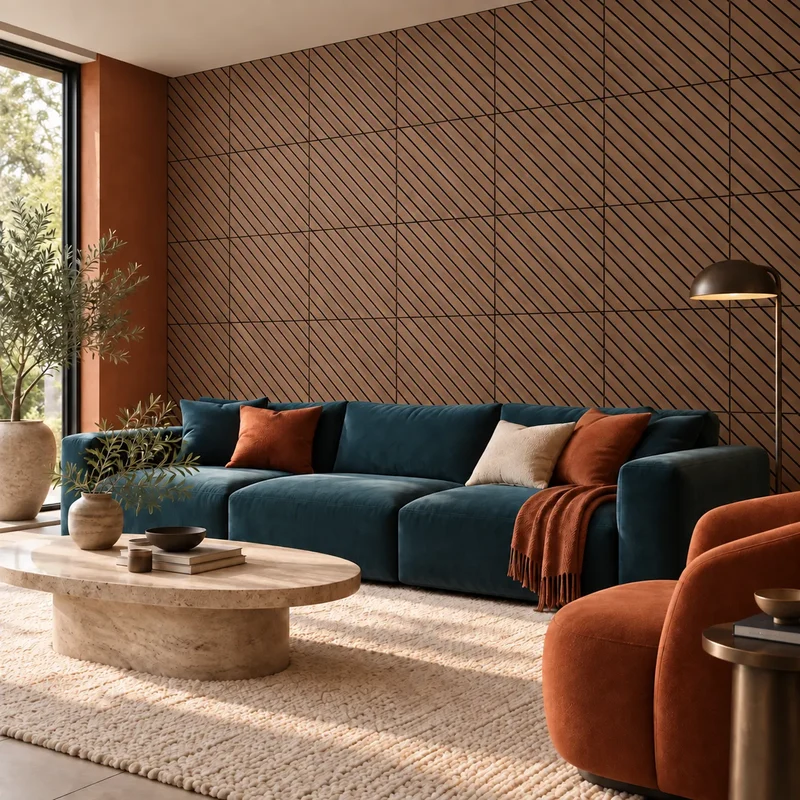 GrooveCraft Milled Acoustic Wall Panels MDF - 4