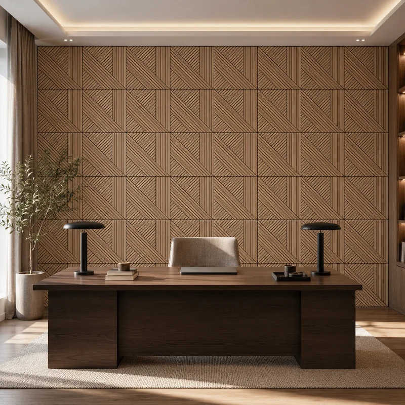 GrooveCraft Milled Acoustic Wall Panels MDF - 3