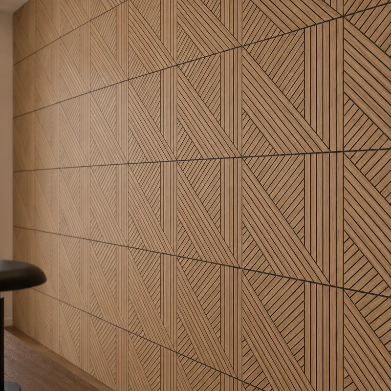GrooveCraft Milled Acoustic Wall Panels MDF - 3