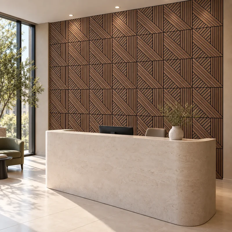 GrooveCraft Milled Acoustic Wall Panels MDF - 3
