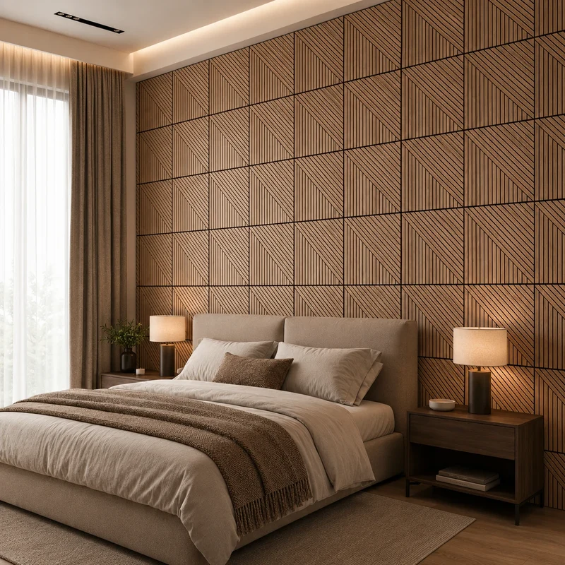 GrooveCraft Milled Acoustic Wall Panels MDF - 2